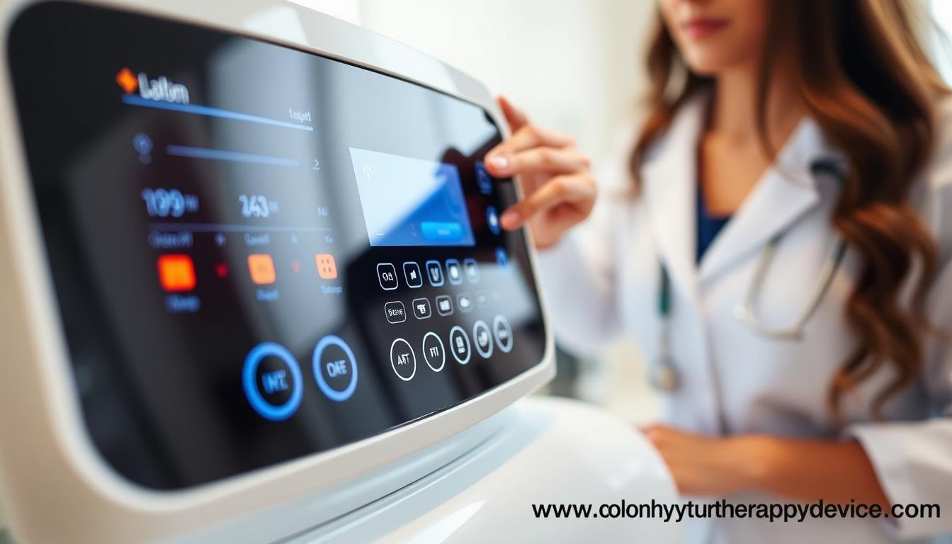 Modern colon hydrotherapy machine with advanced digital controls