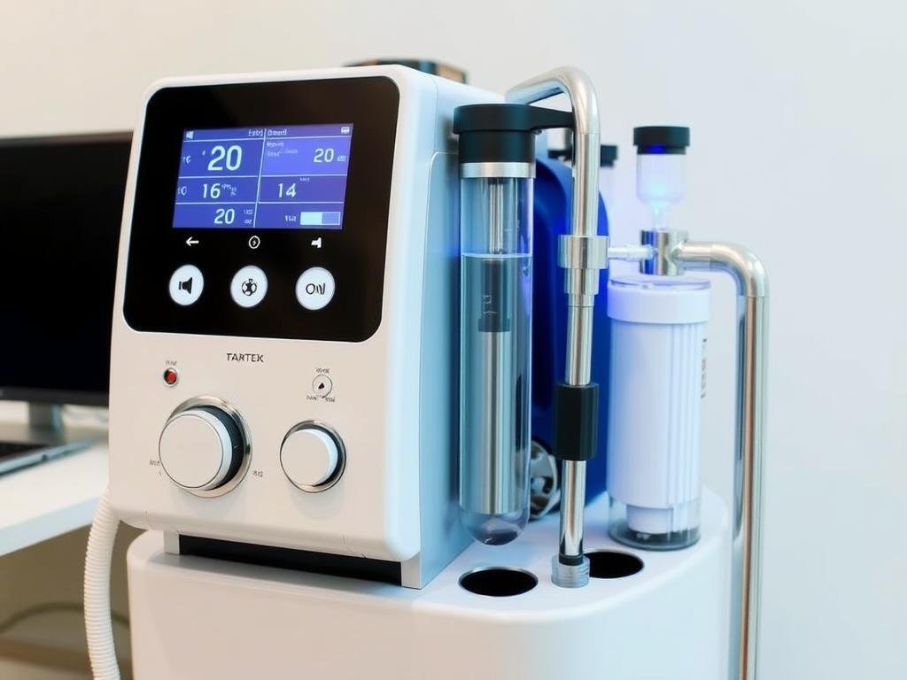 Modern colon hydrotherapy machine with advanced features