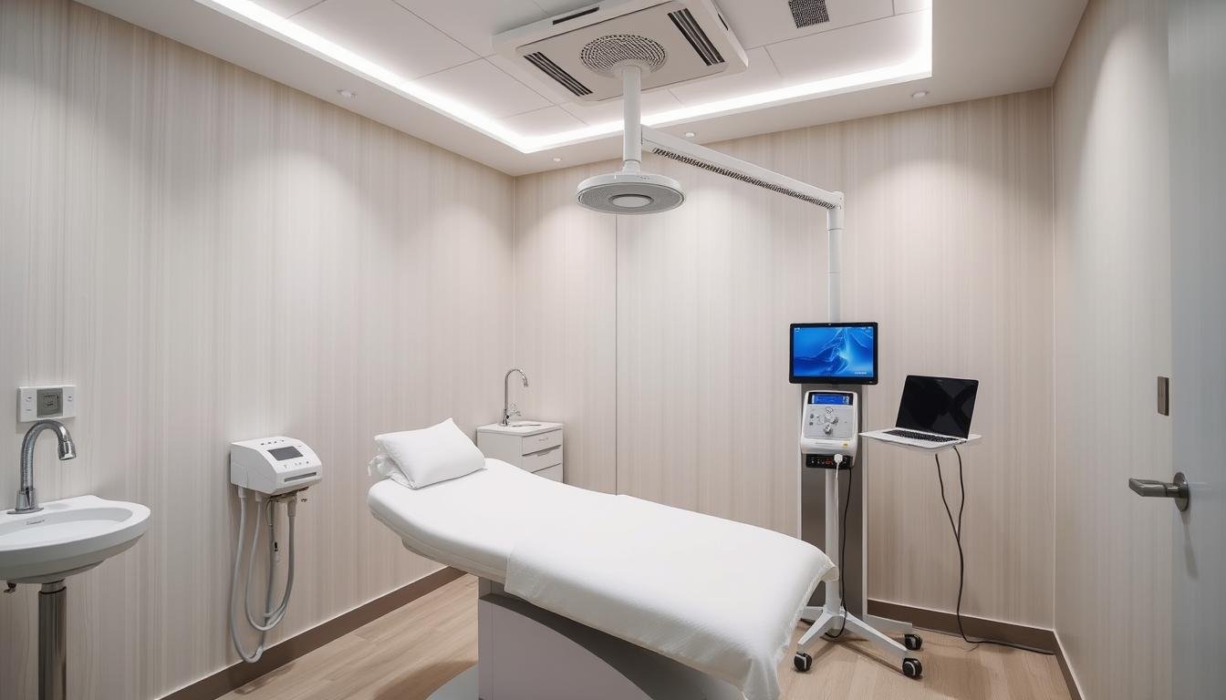 Modern wellness clinic featuring MAIKONG Colon Hydrotherapy Machine Modern wellness clinic featuring MAIKONG Colon Hydrotherapy Machine