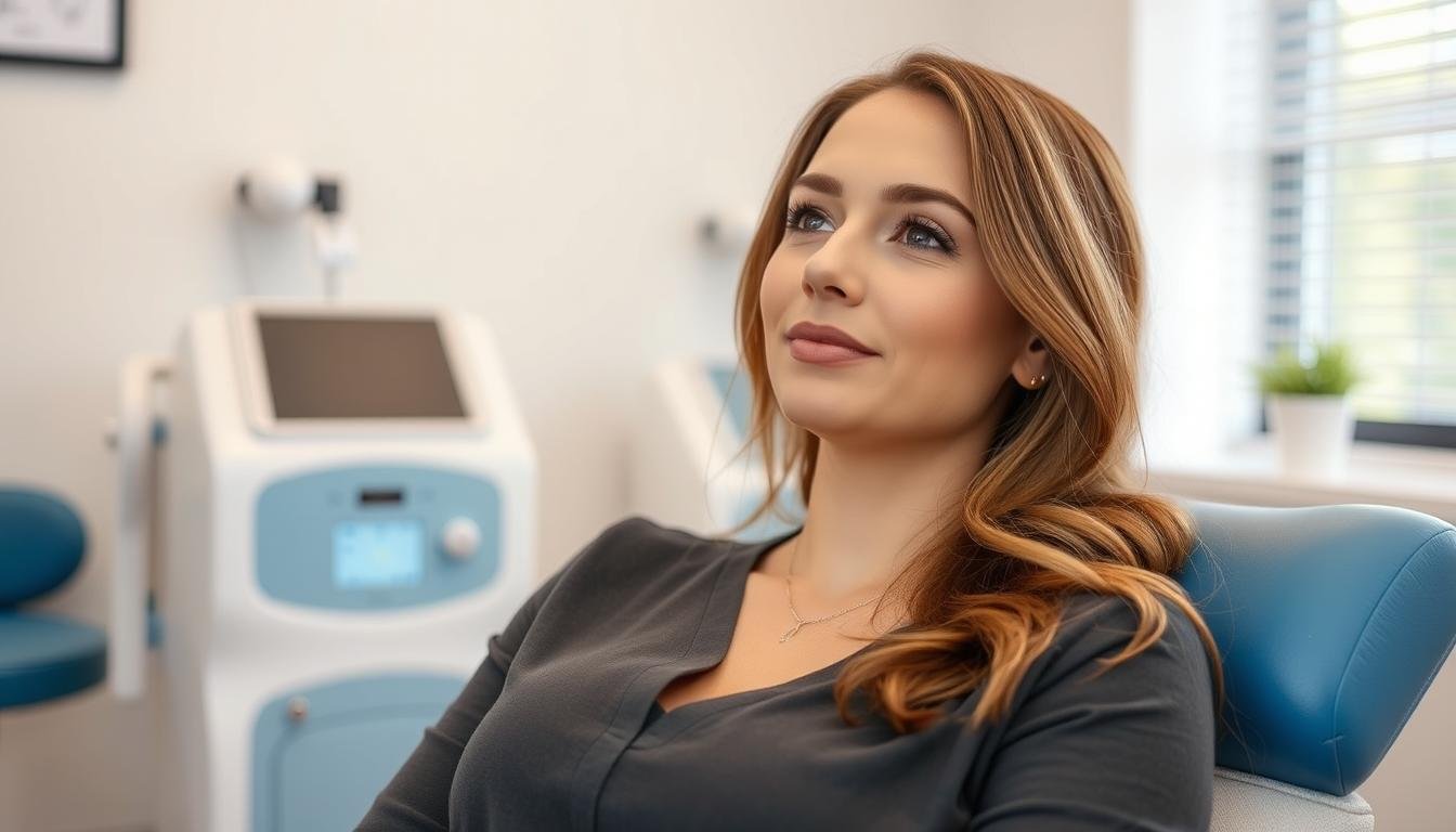 Person experiencing improved mental clarity after Colon Hydrotherapy Machine treatment