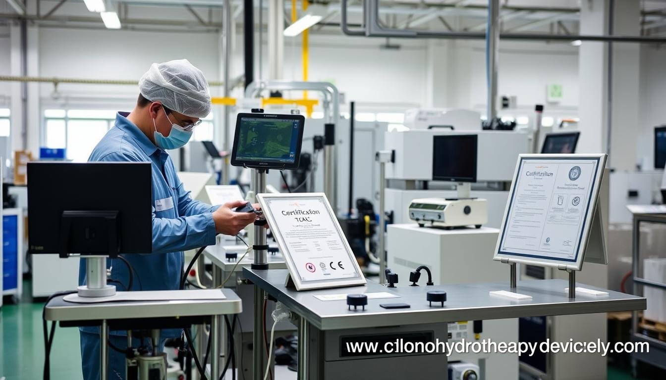 Quality assessment of colon hydrotherapy equipment manufacturing