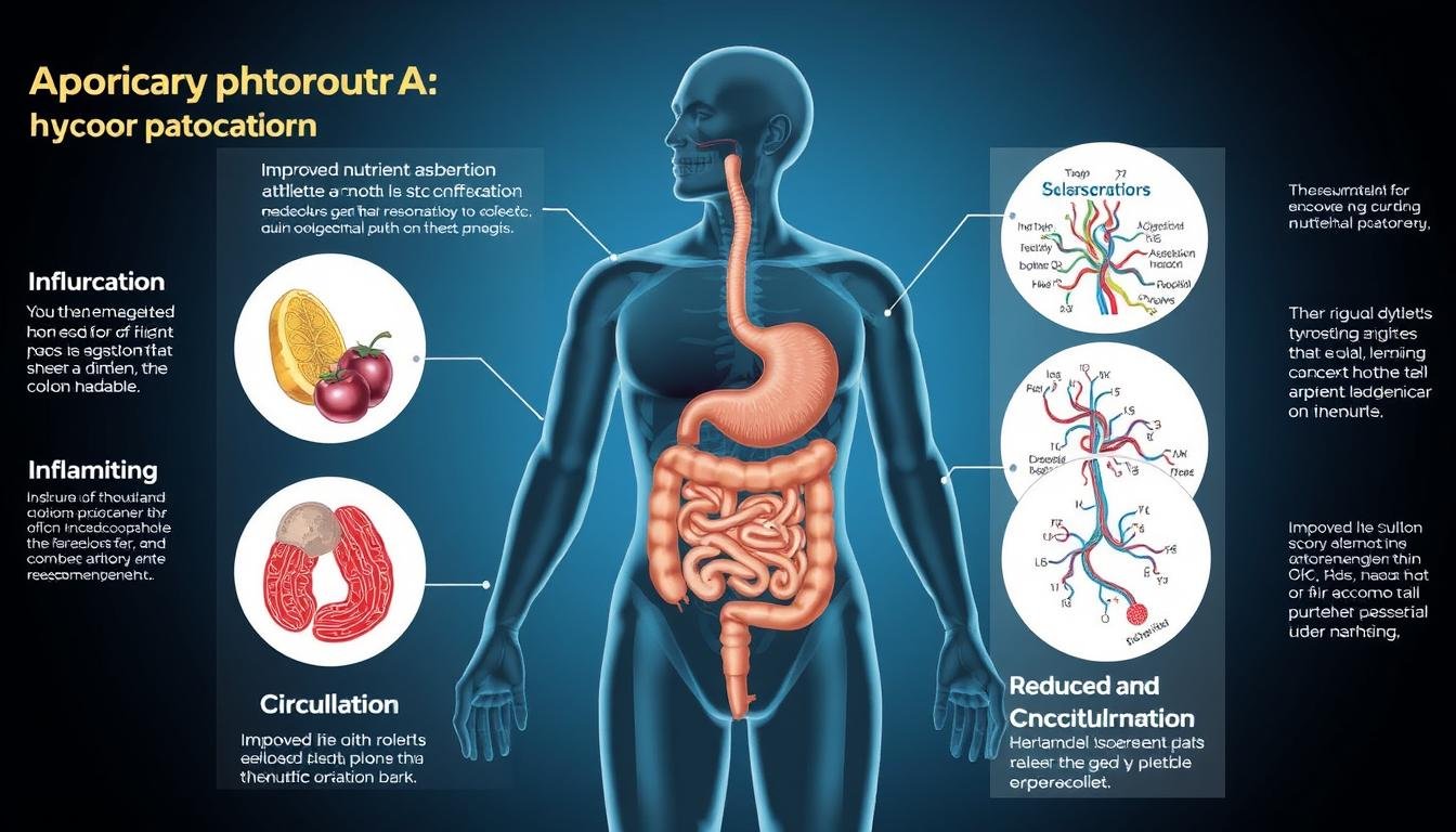 Scientific diagram showing how Colon Hydrotherapy Machine affects athletic physiology