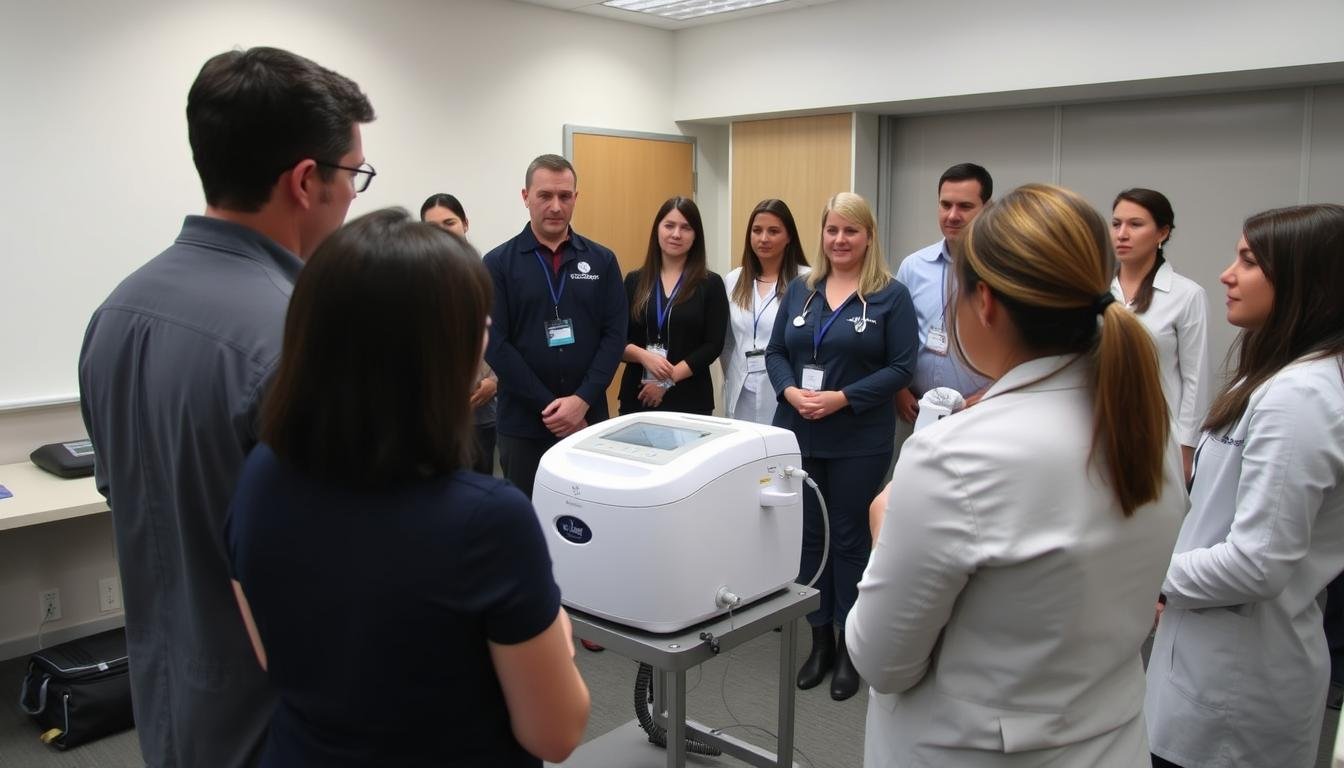 Training session for operating a Colon Hydrotherapy Machine