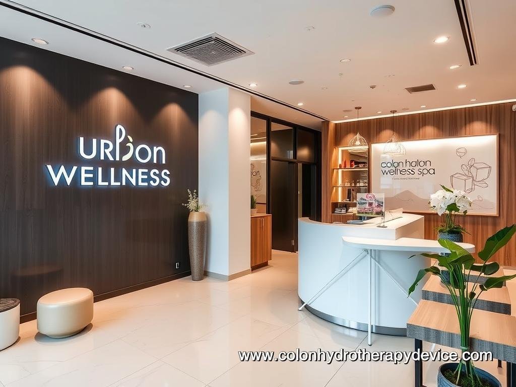 Urban wellness spa offering colon hydrotherapy services