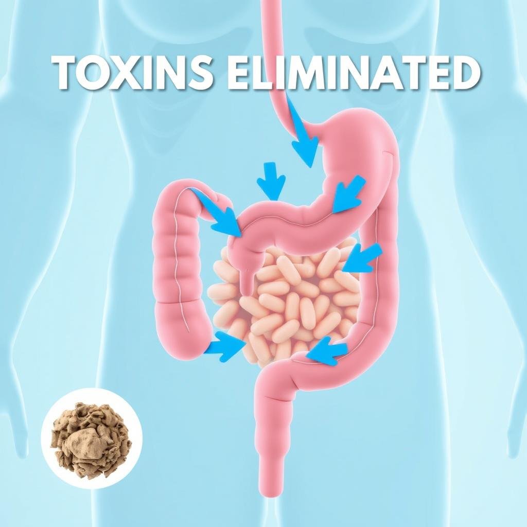 Visualization of toxin elimination process