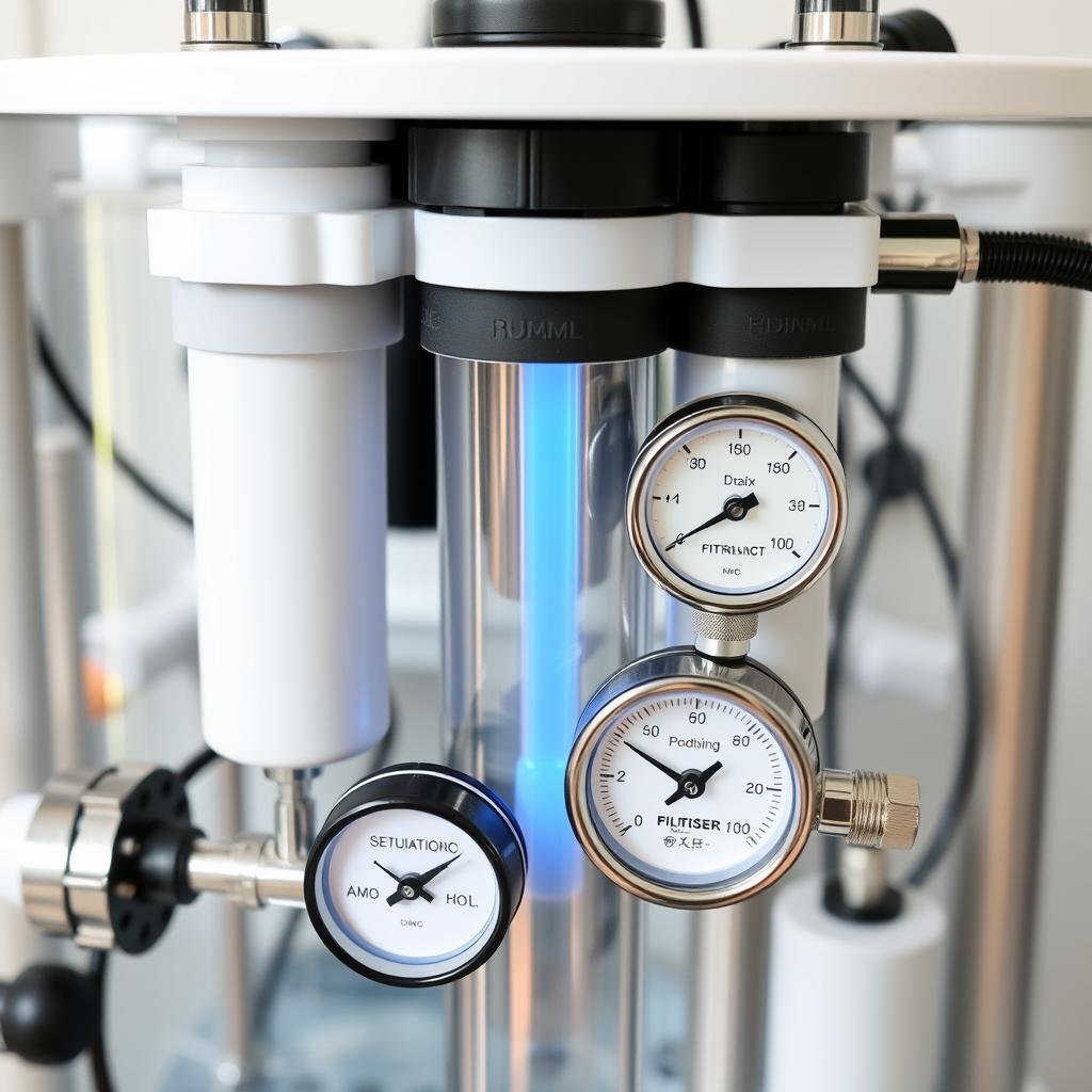 Water filtration system for colon hydrotherapy