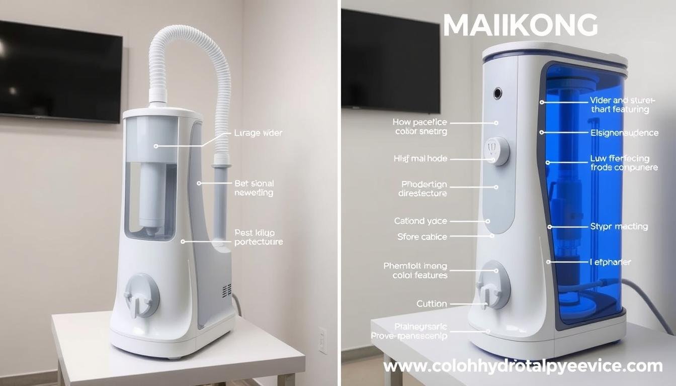 Comparison of MAIKONG colon detox machine with competitor models