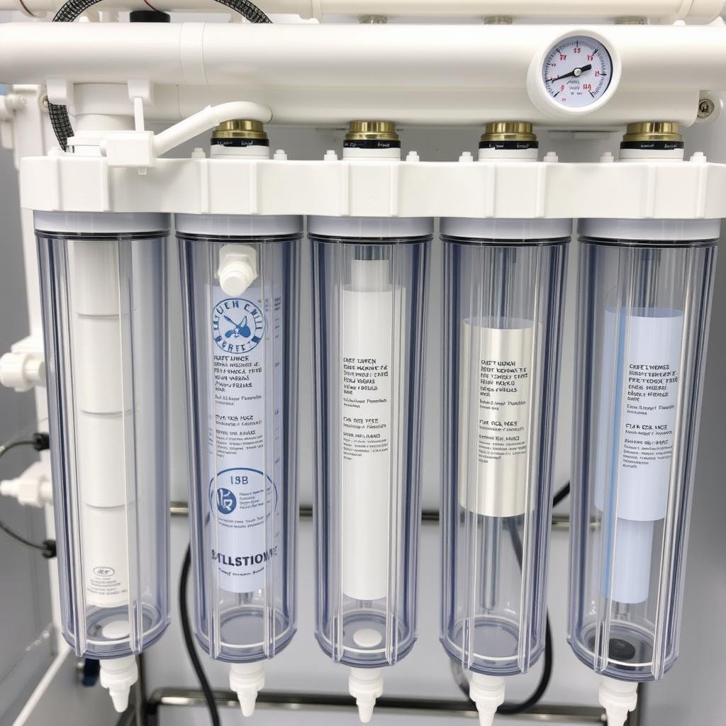 Multi-stage water purification system in MAIKONG colon detox machine